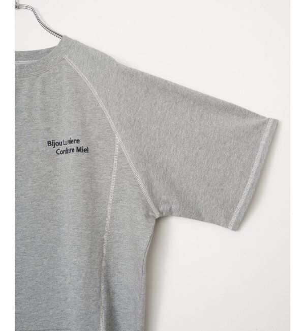 Lbc with Life「ミニ裏毛切り替え刺繍5分袖プルオーバー」|その他|