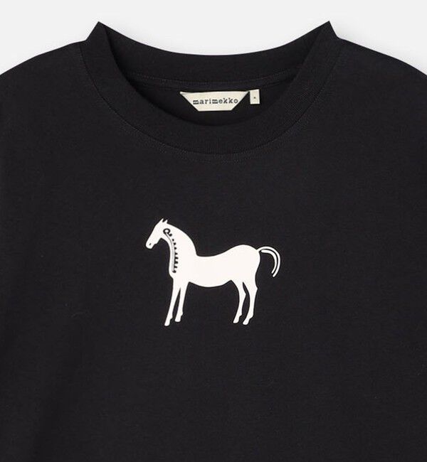 Marimekko「Rastit Musta Tamma Placement ワンピース」|ワンピース|