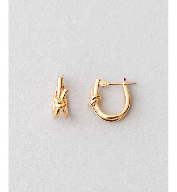 Jouete「ピアス ノット」|ピアス|イエローゴールド