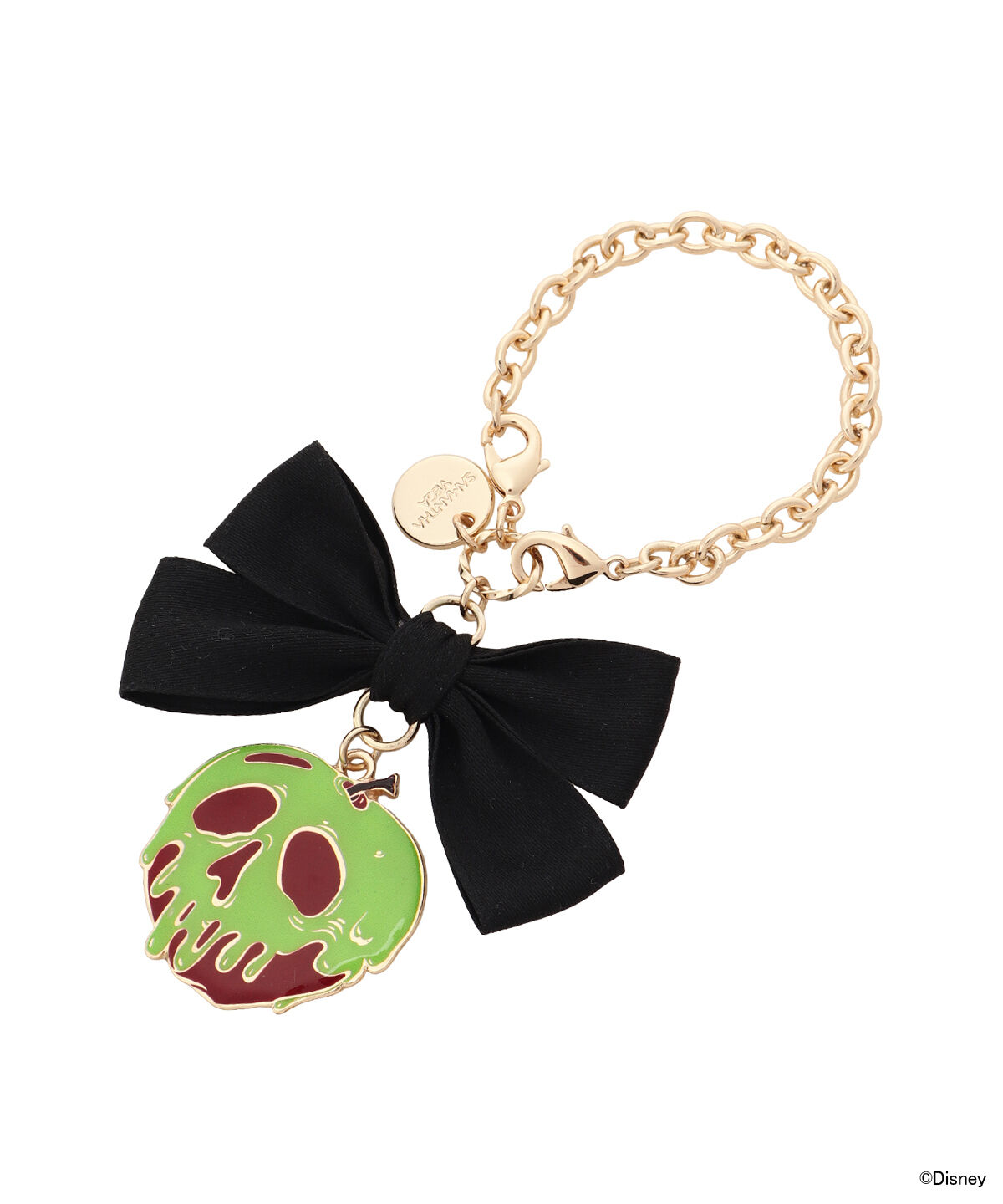 Samantha Vega「ﾃﾞｨｽﾞﾆｰｳﾞｨﾗﾝｽﾞｺﾚｸｼｮﾝ ｢ｴｳﾞｨﾙｸｲｰﾝ｣ ﾊ  」|チャーム・キーホルダー|ゴールド