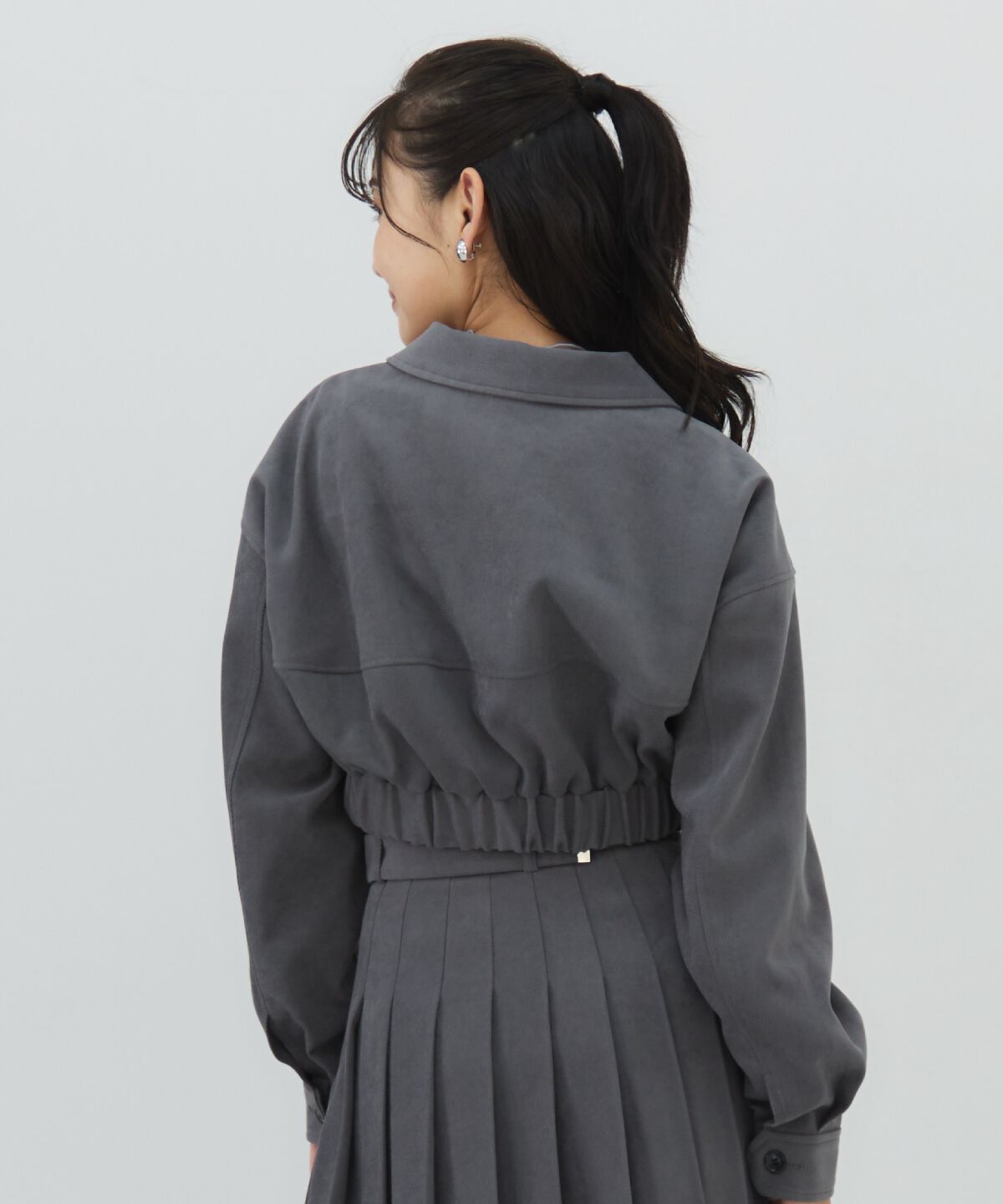 REDYAZEL「フロントジップショートブルゾン」|ブルゾン・スタジャン|