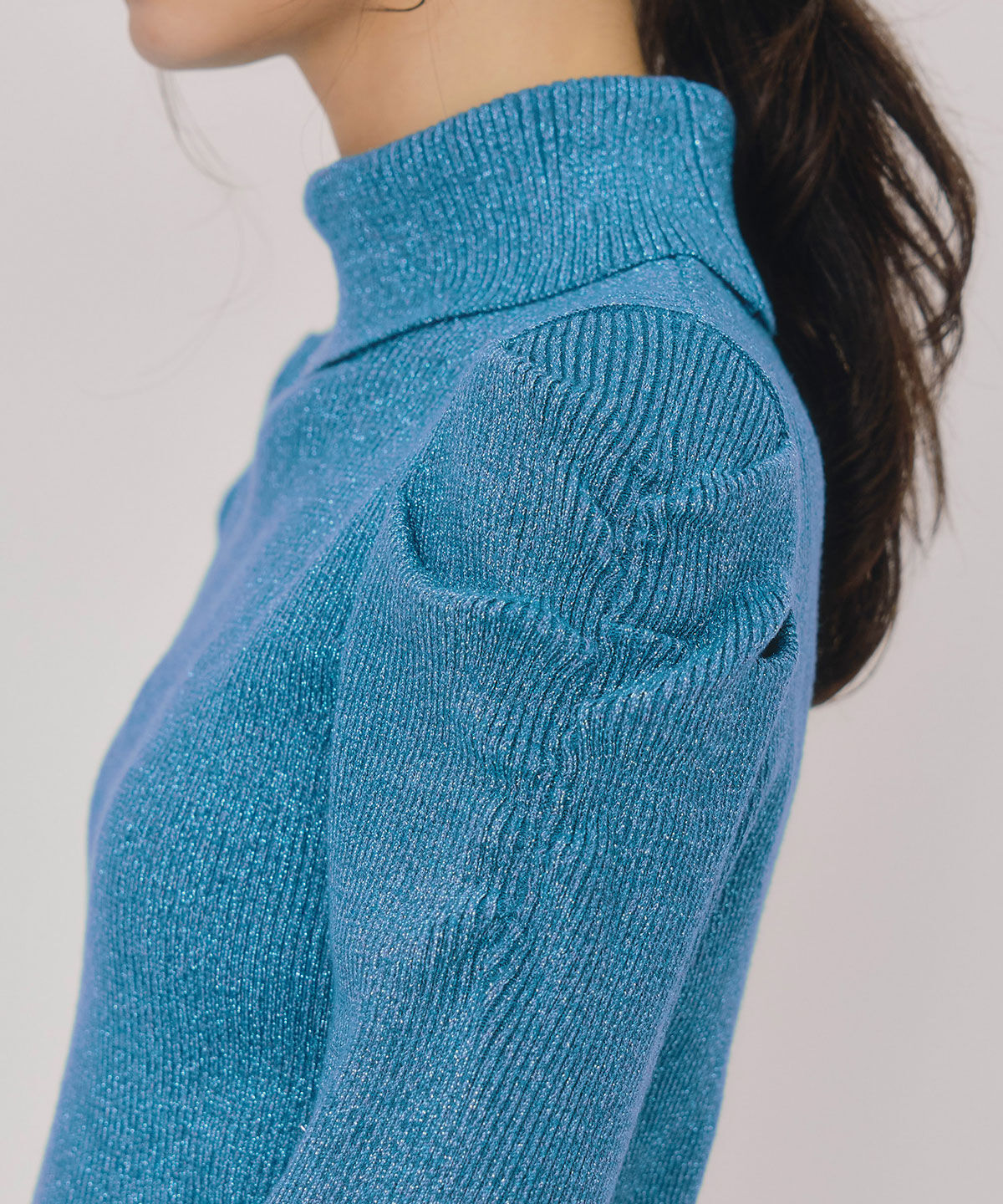 REDYAZEL「ラメタートルニットプルオーバー」|ニット・セーター|