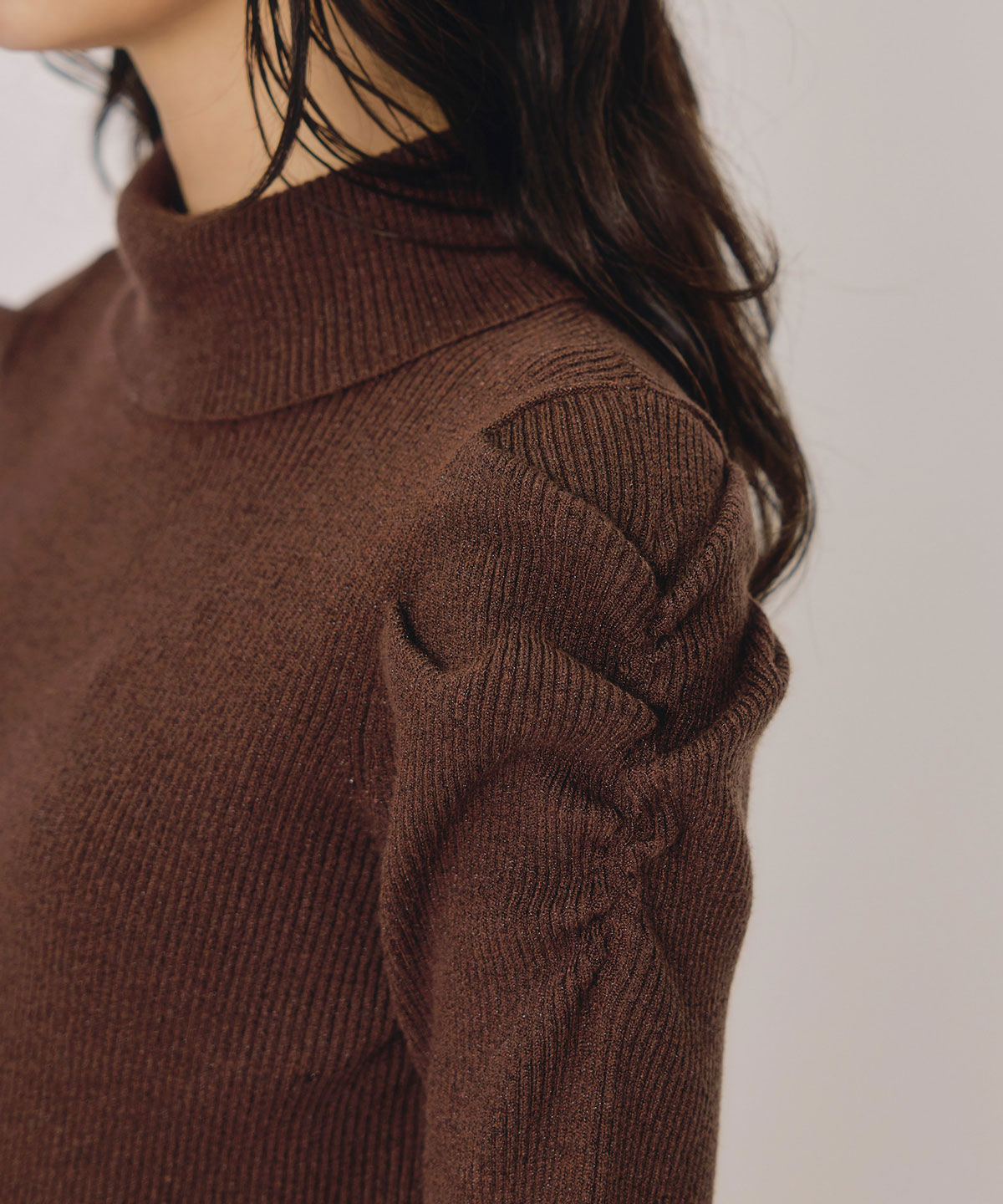 REDYAZEL「ラメタートルニットプルオーバー」|ニット・セーター|