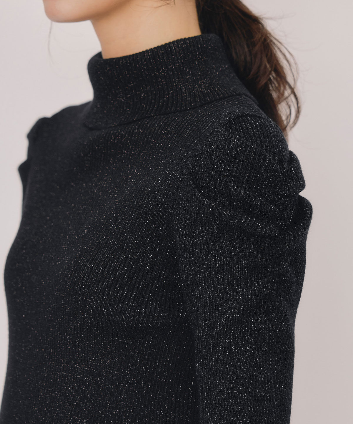 REDYAZEL「ラメタートルニットプルオーバー」|ニット・セーター|