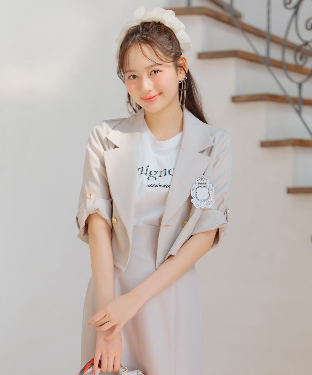 WILLSELECTION「エンブレム付きショートジャケット」|その他|