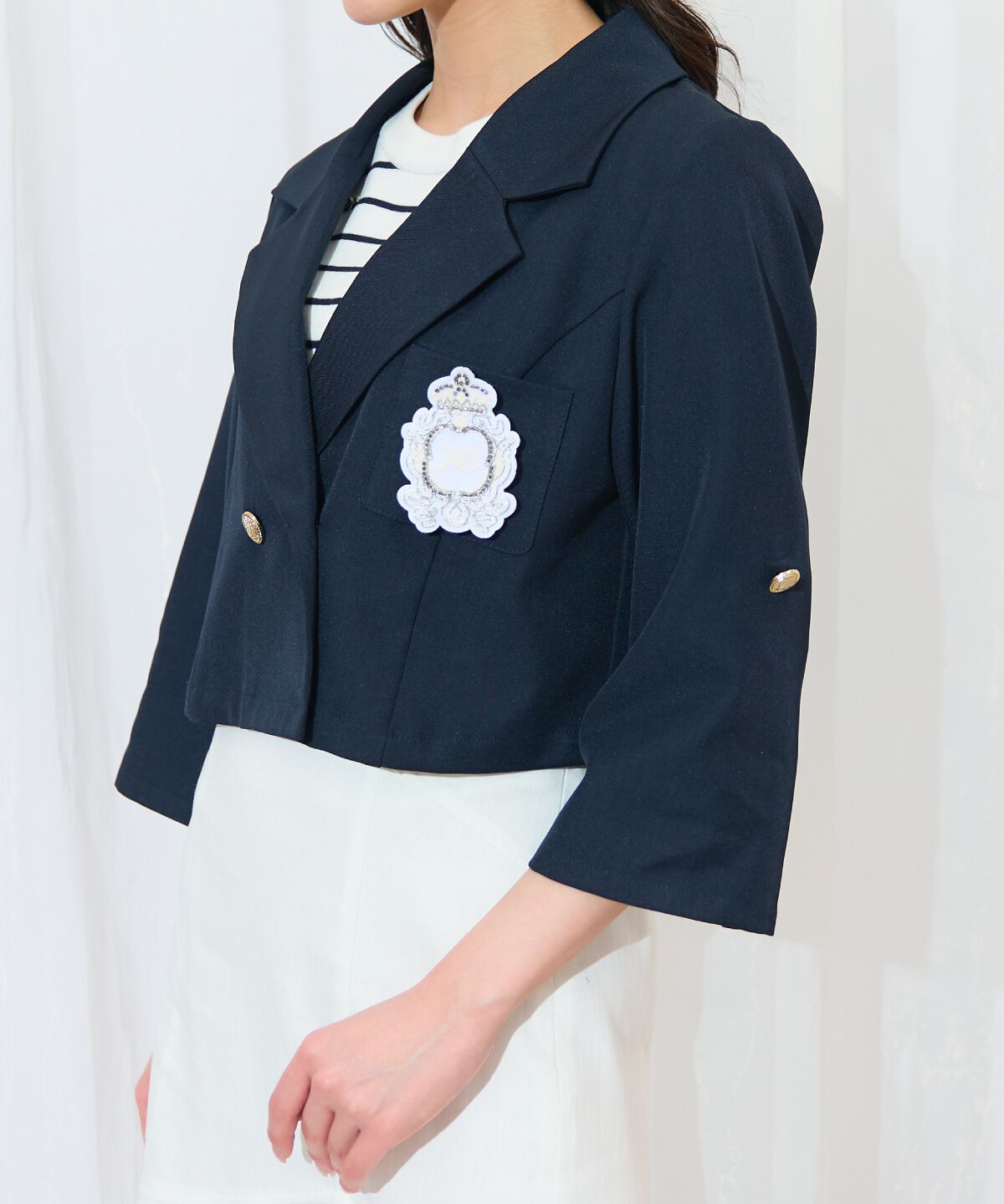 WILLSELECTION「エンブレム付きショートジャケット」|その他|