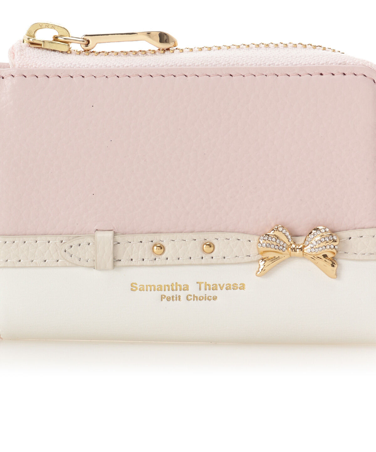 Samantha Thavasa Petit Choice「ビジューリボンバイカラー キーケース」|キーケース|