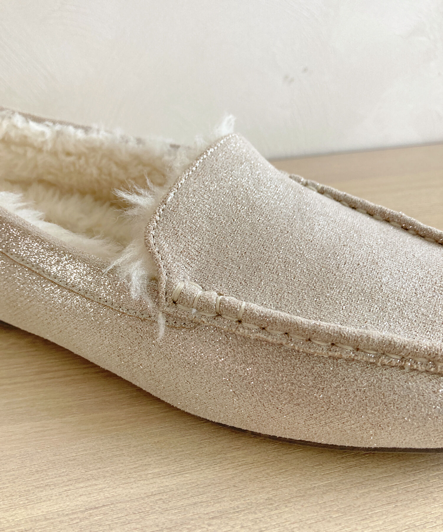 WA Oriental TRaffic「【累計5万足突破】 もこもこ ムートンシューズ /12311 モカシン フェイク ファー 再入荷 フラット」|パンプス|