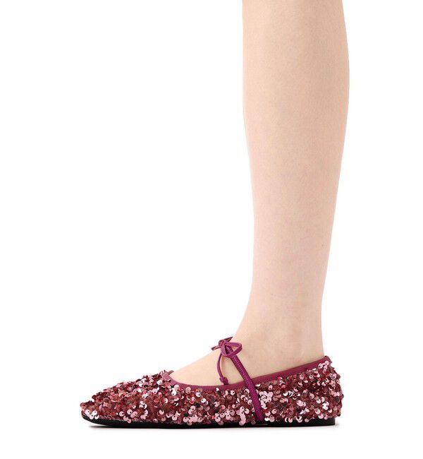 ODETTE E ODILE「＜SY＞スパンコールバレエ フラット10●&uarr;」|バレエシューズ|
