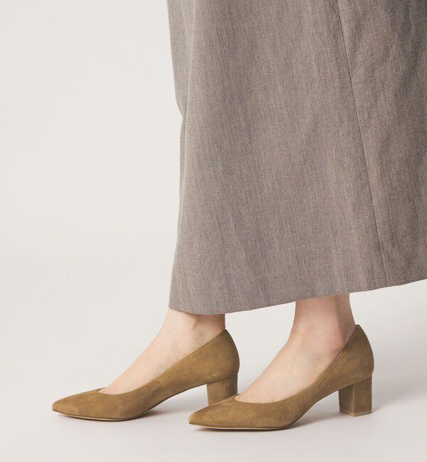 ODETTE E ODILE「ポインテッドブロックヒール パンプス55&darr;&uarr;」|パンプス|