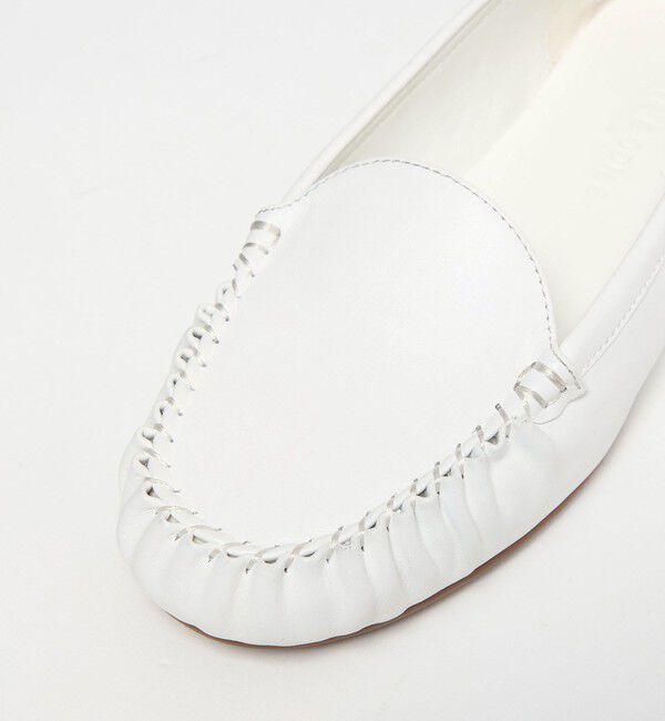 ODETTE E ODILE「プレーンハンドソーンモカ フラット15&uarr;」|モカシン|