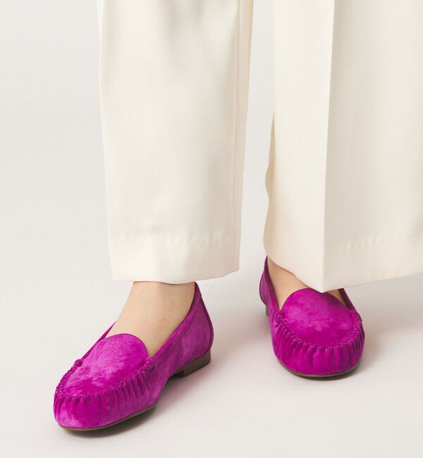 ODETTE E ODILE「プレーンハンドソーンモカ フラット15&uarr;」|モカシン|