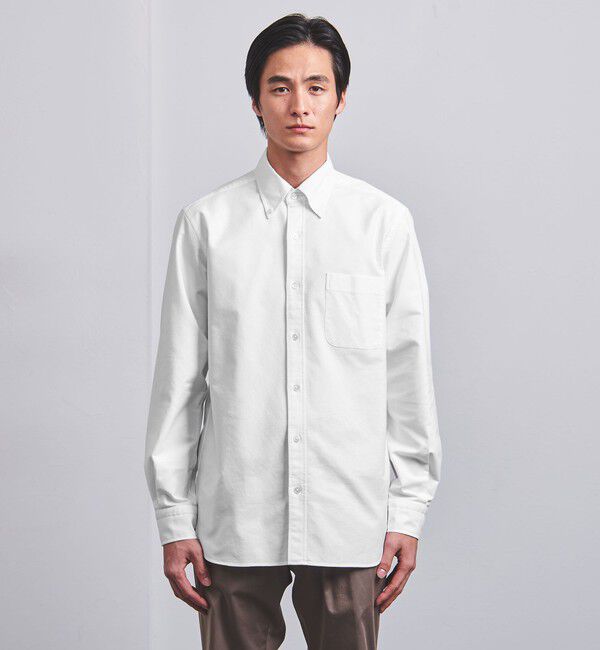 UNITED ARROWS「オーガニック コットン オックスフォード ボタンダウン シャツ」|シャツ・ブラウス|