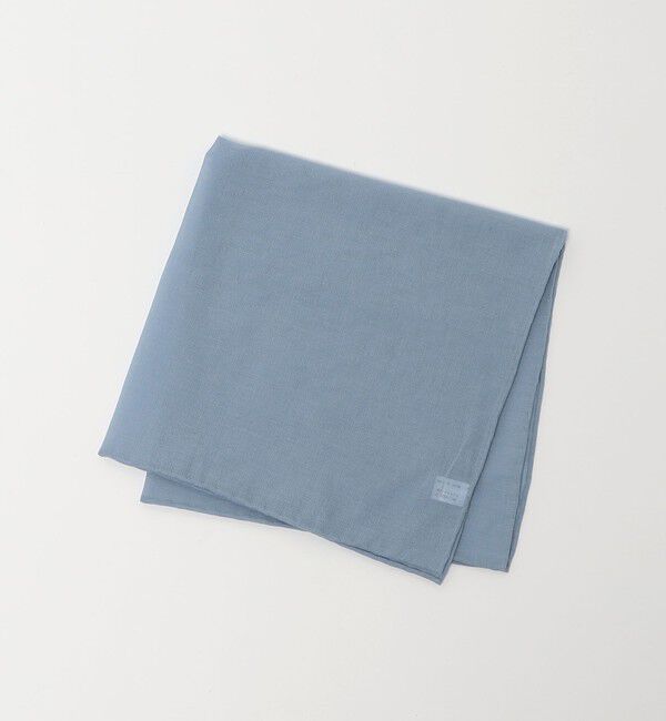 UNITED ARROWS「コットン シルク ポケットチーフ」|ハンカチ|LT.BLUE