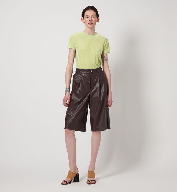 AEWEN MATOPH「＜AEWEN MATOPH＞シアー ベロア Tシャツ」|Tシャツ・カットソー|