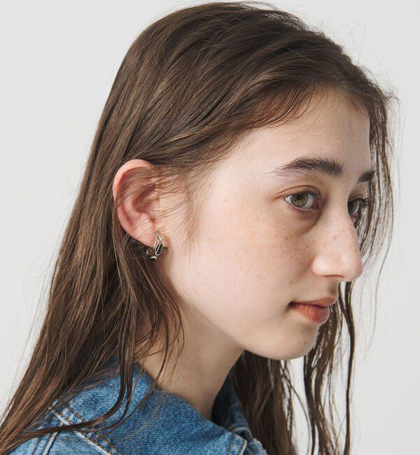 UNITED ARROWS「スカラップ フープイヤリング」|イヤリング|