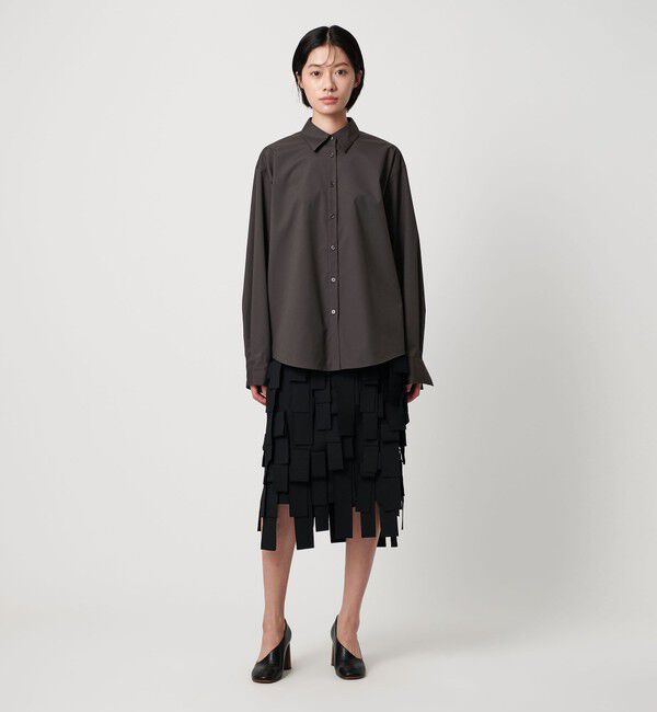 AEWEN MATOPH「＜AEWEN MATOPH＞サテンポイントシャツ ‐ ウォッシャブル ‐」|シャツ・ブラウス|