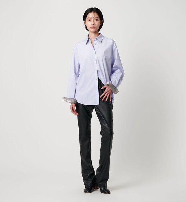 AEWEN MATOPH「＜AEWEN MATOPH＞サテンポイントシャツ ‐ ウォッシャブル ‐」|シャツ・ブラウス|