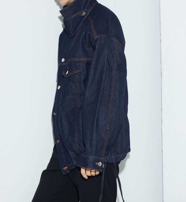 AEWEN MATOPH「＜AEWEN MATOPH＞デニムドローストブルゾン」|デニムジャケット|
