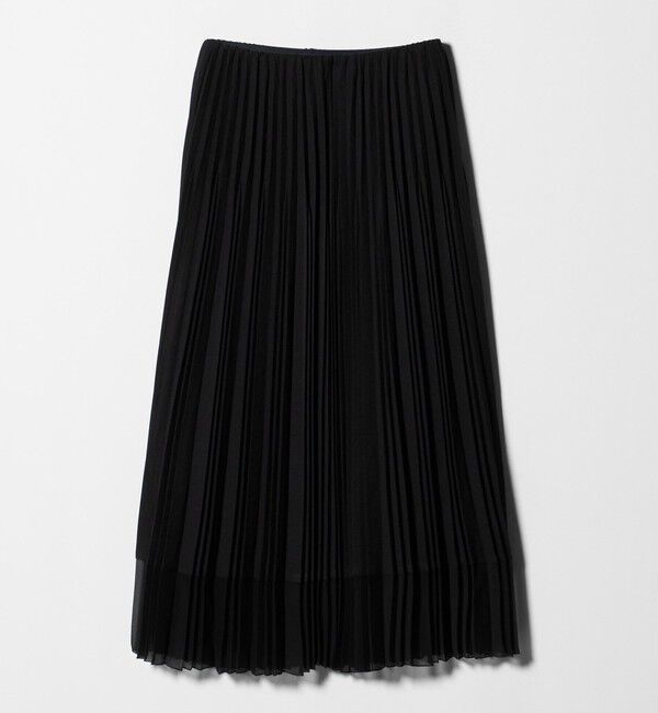 UNITED ARROWS「シアー コンビ プリーツ スカート」|スカート|