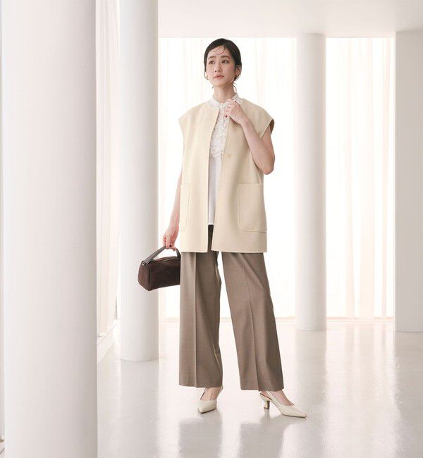 UNITED ARROWS「バイカラー リバー ベスト」|ダウンベスト・ベスト|