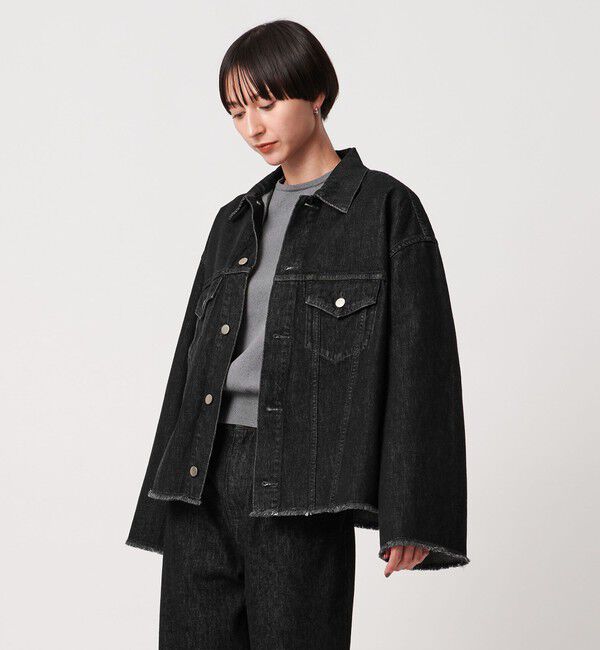 UNITED ARROWS「カットオフ デニムジャケット」|デニムジャケット|