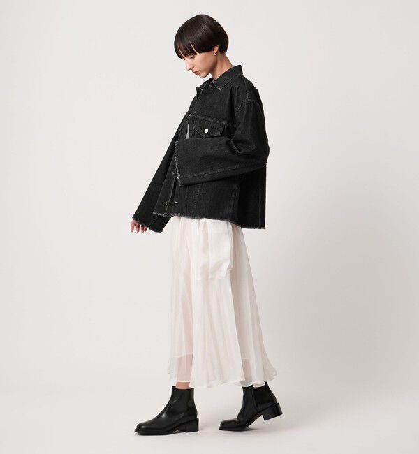 UNITED ARROWS「カットオフ デニムジャケット」|デニムジャケット|