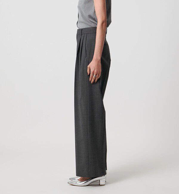 UNITED ARROWS「トロピカル ２タック ワイドパンツ ストレッチ」|チノ|