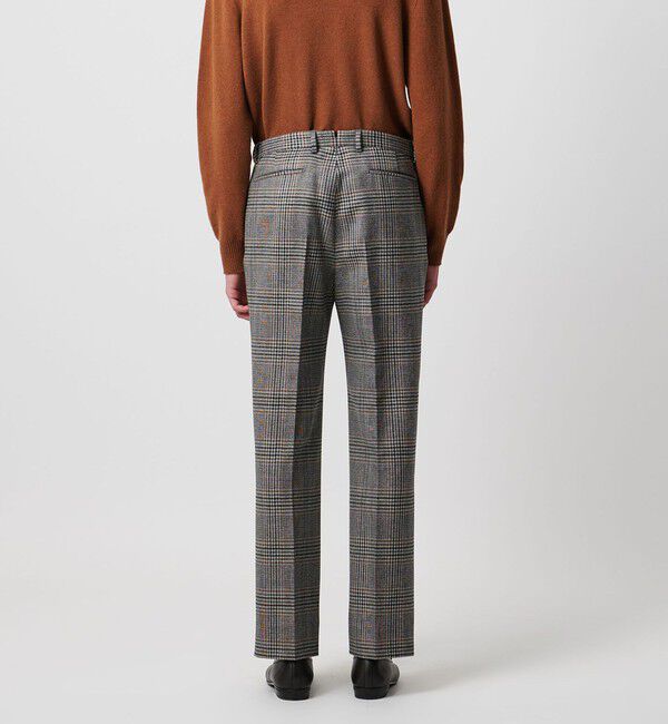 UNITED ARROWS「＜SOVEREIGN＞ ウール チェック ストレートパンツ」|スラックス|