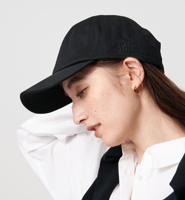 UNITED ARROWS「エンブロイダリー キャップ」|キャップ・キャスケット|