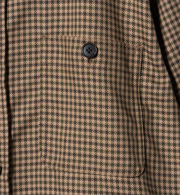 UNITED ARROWS「ツイードライク ダブルポケット オーバー シャツ」|シャツ・ブラウス|