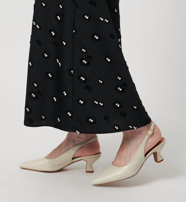 UNITED ARROWS「ポインテッドトゥ スリングバック パンプス」|パンプス|