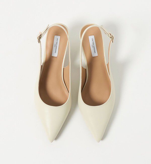 UNITED ARROWS「ポインテッドトゥ スリングバック パンプス」|パンプス|
