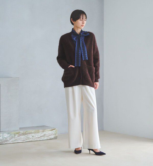 UNITED ARROWS「フォックスカシミヤ ミドル カーディガン」|カーディガン|