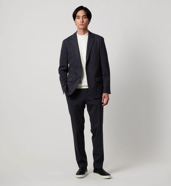 UNITED ARROWS「シャークスキン ジャージ  UA COZY ウォッシャブル ストレッチ 防しわ」|スーツ|