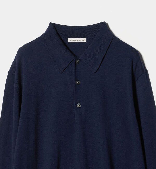 UNITED ARROWS「ウール ハイゲージ ニットポロシャツ」|ポロシャツ|