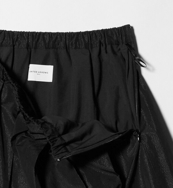 UNITED ARROWS「タフタ プリーツ ラメ スカート」|スカート|