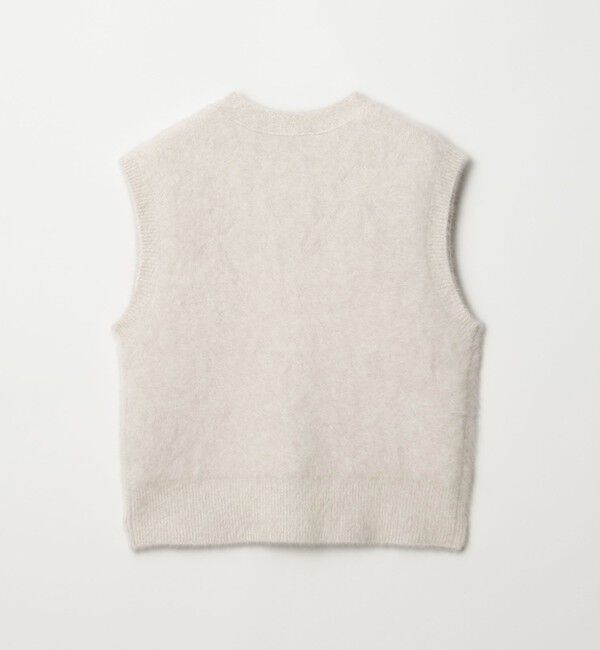 UNITED ARROWS「フォックスカシミヤ Vネック ベスト」|ベスト・ジレ|