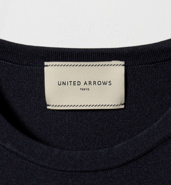 UNITED ARROWS「プリーツ コンビ ニット ブラウス ‐ウォッシャブル‐」|シャツ・ブラウス|