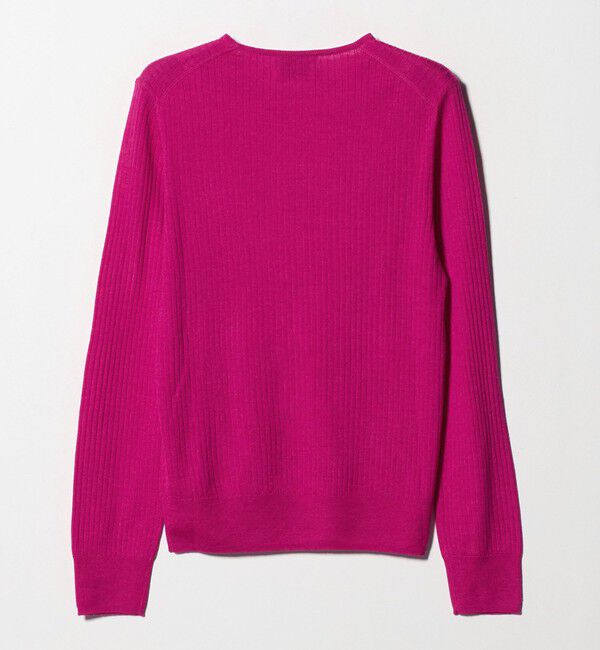 UNITED ARROWS「リブ クルーネック ニット」|ニット・セーター|