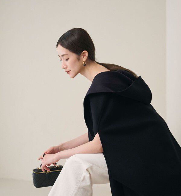 UNITED ARROWS「バイカラー リバー フードケープ」|その他|