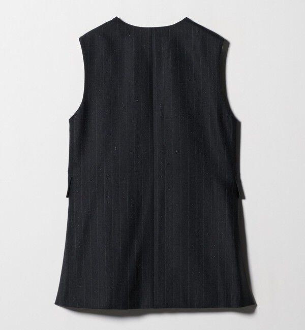 UNITED ARROWS「Vネック ノーカラー テーラード ベスト」|テーラードジャケット|