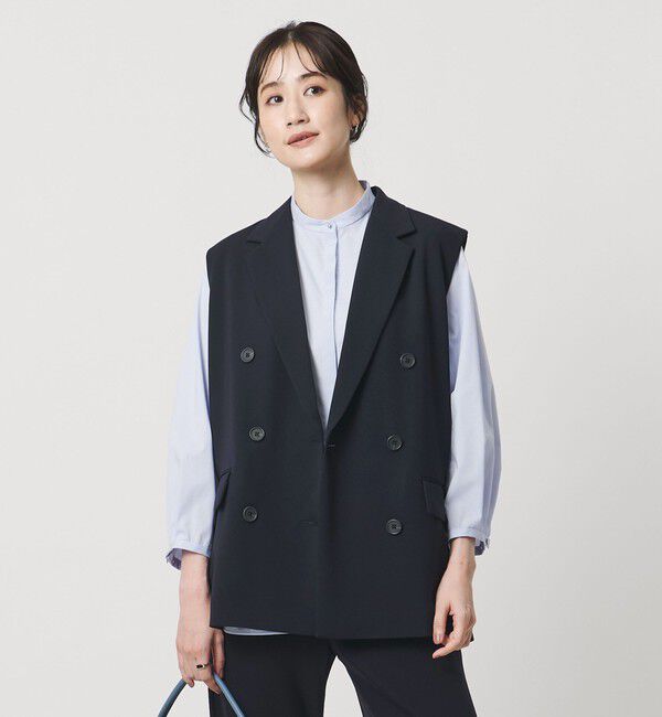 UNITED ARROWS「drapy テーラード ミドル ベスト」|テーラードジャケット|