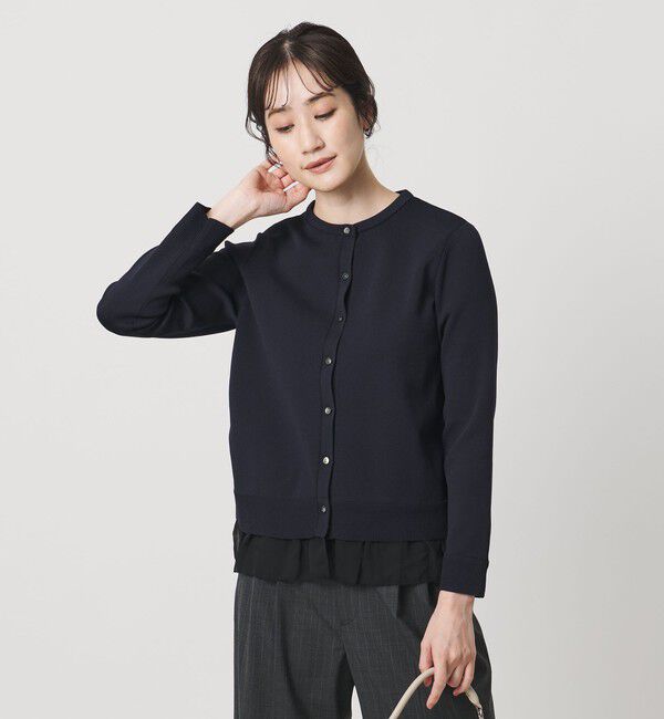 UNITED ARROWS「4WAY シフォン カーディガン ‐ウォッシャブル‐」|カーディガン|