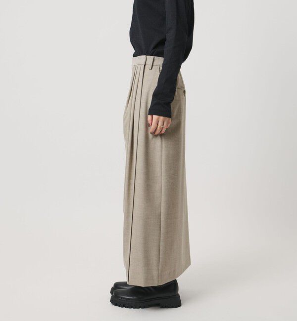 UNITED ARROWS「ドレープ アシンメトリー ロング スカート」|スカート|