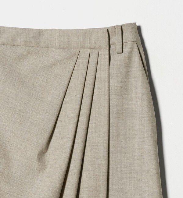 UNITED ARROWS「ドレープ アシンメトリー ロング スカート」|スカート|