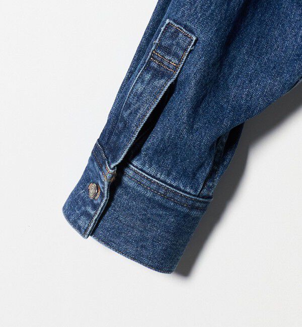 UNITED ARROWS「＜SACRA＞デニム ロング シャツ ジャケット」|シャツ・ブラウス|