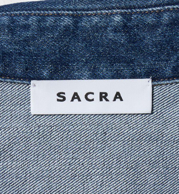 UNITED ARROWS「＜SACRA＞デニム ロング シャツ ジャケット」|シャツ・ブラウス|