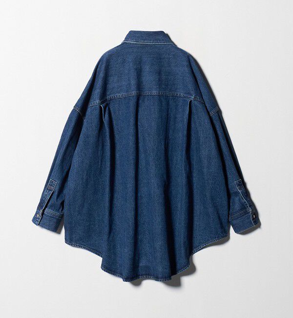 UNITED ARROWS「＜SACRA＞デニム ロング シャツ ジャケット」|シャツ・ブラウス|