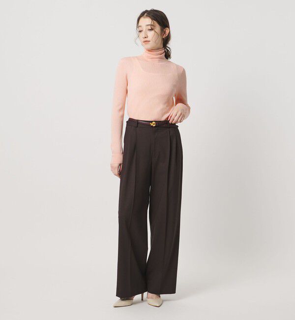 UNITED ARROWS「リブ タートルネック ニット」|ニット・セーター|